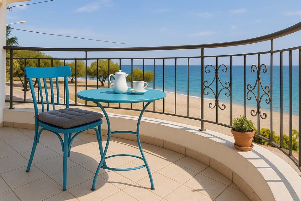 View from the balcony of the property