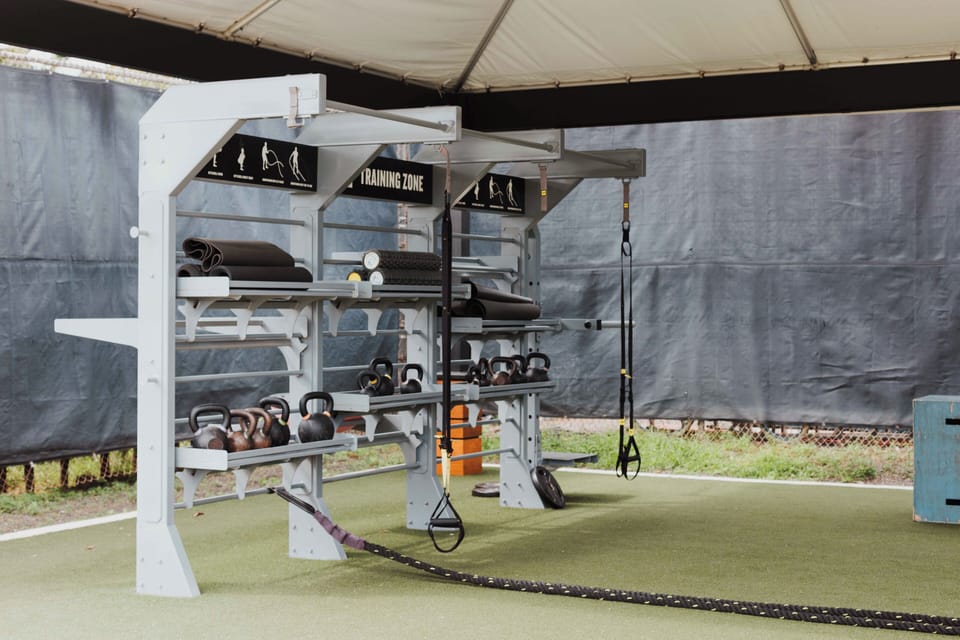 Poipu Beach Athletic Club TRX Area.