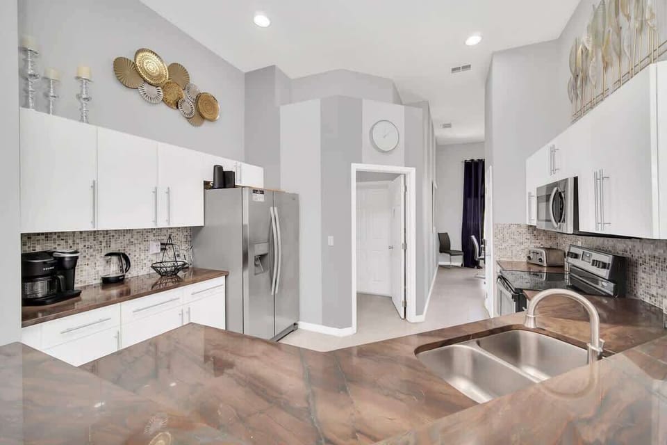 Spacious Kitchen Countertop for Easy Meals & Prep