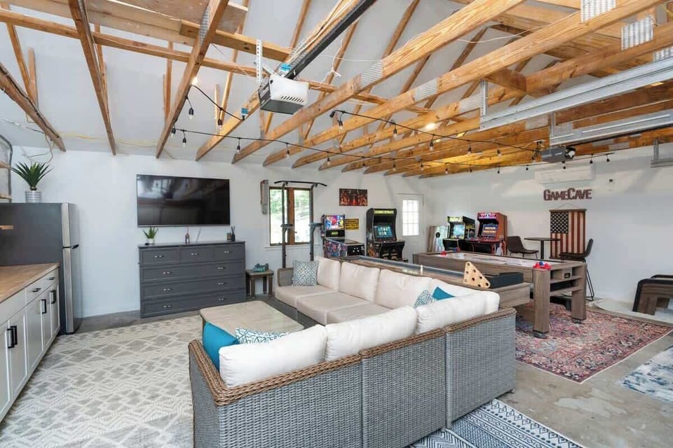 Located in the attached garage. Main level 