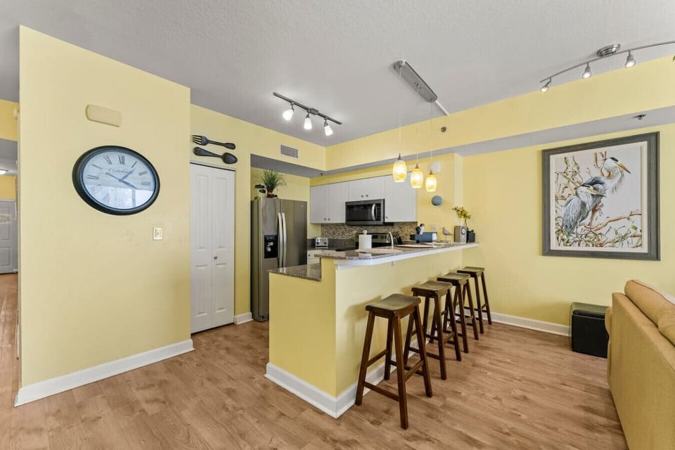Fully Stocked Kitchen with Ocean Views and Bar Seating