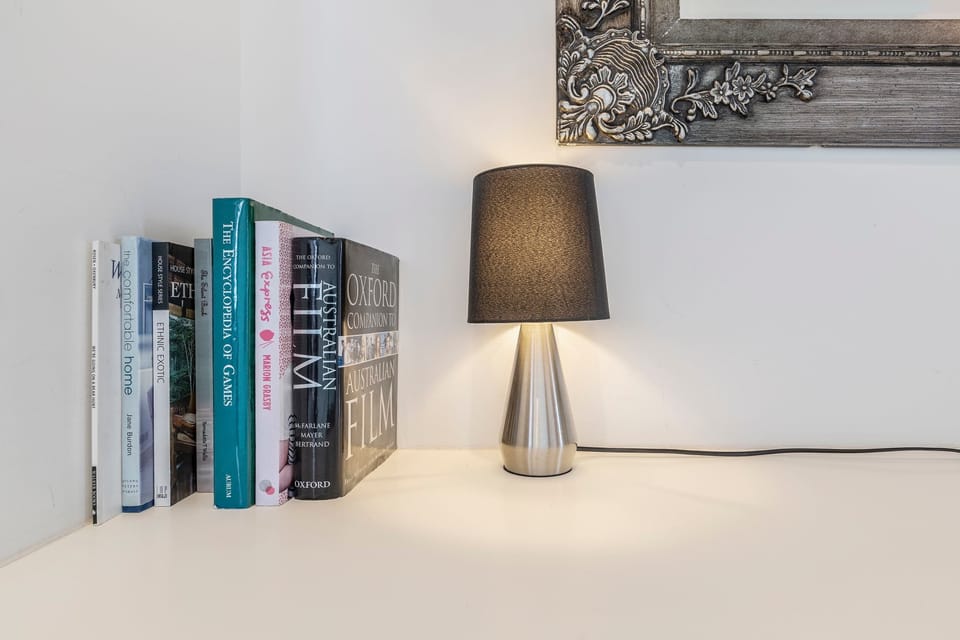 DEDICATED WORKSPACE: A quiet, functional area to focus, work, or organize your day