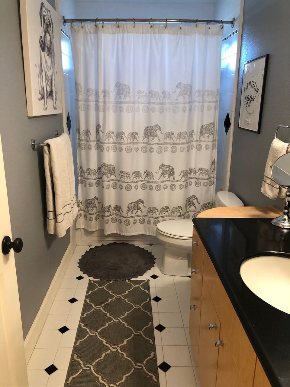 Full bath and shower