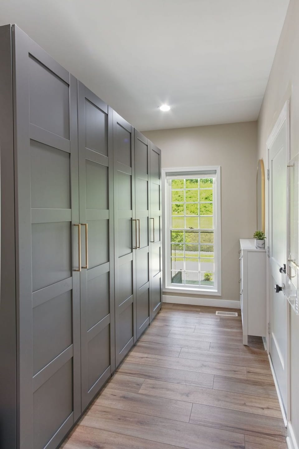Hang your jackets in the mudroom