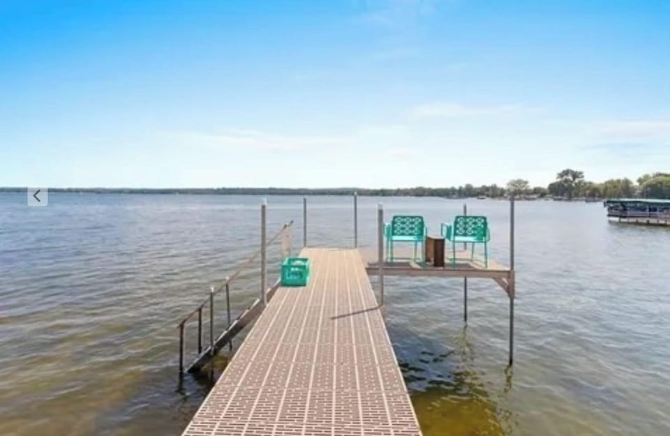 Your private pier/dock. Kayak launch roller off the end of the dock, now added