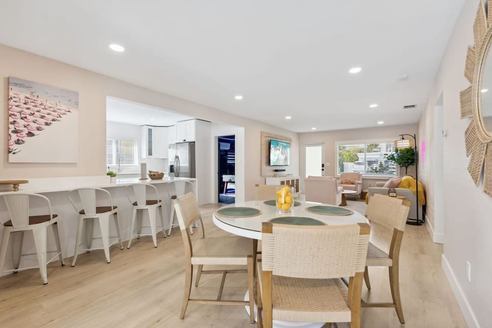 Savor every moment in our chic dining space. 