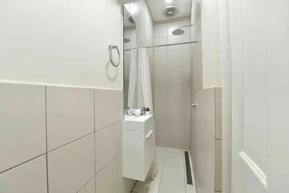 Shower and vanity Sink