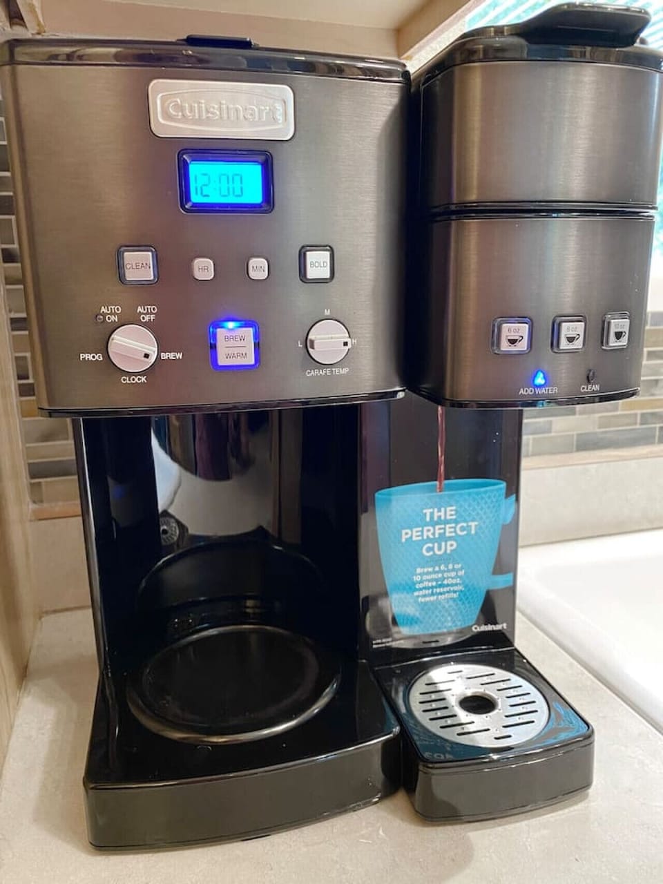 Enjoy drip coffee or k-cup/pod option! We also have a french press.