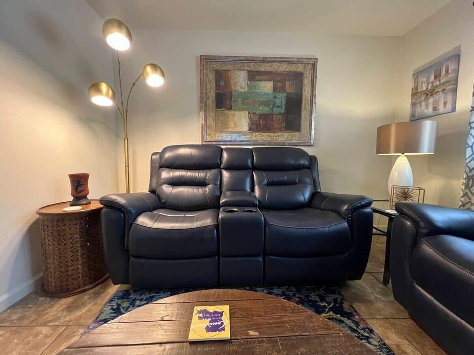 Leather recliners welcome you!