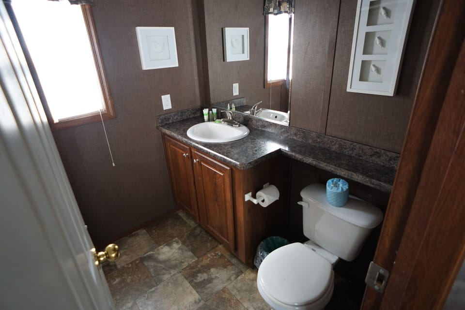 large washroom