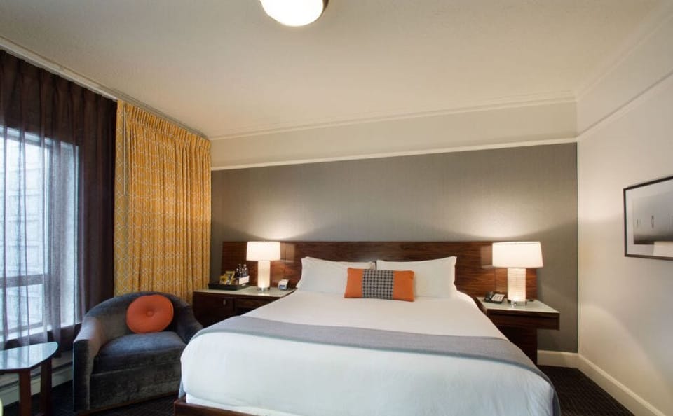 Sleek and spacious premium room with a king bed, designed for supreme comfort and a luxurious stay.