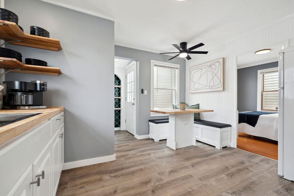 Modern, stylish space to unwind