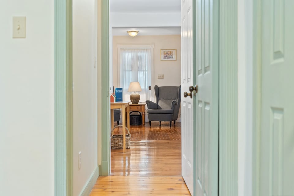 The Cedar House - main floor hallway