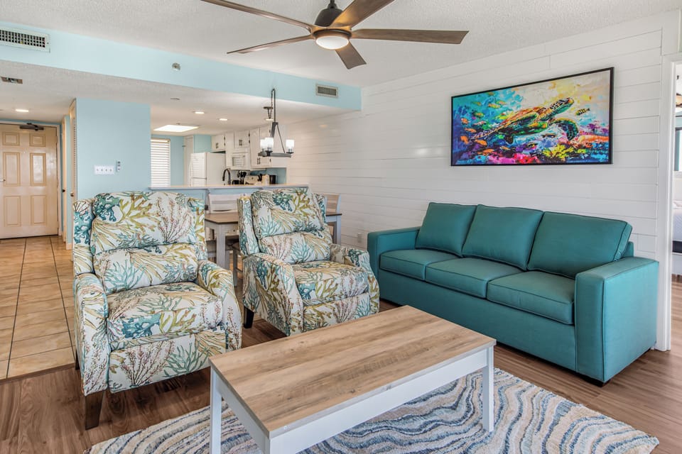 Gulf Front Living Room