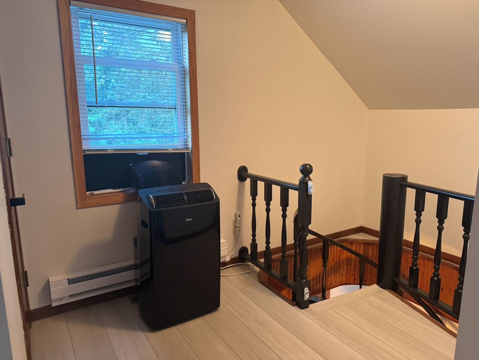 Air conditioner upstairs