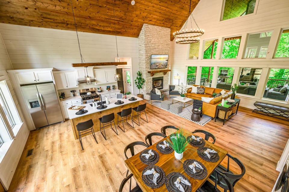Friends and families will love the welcoming, open concept grand room