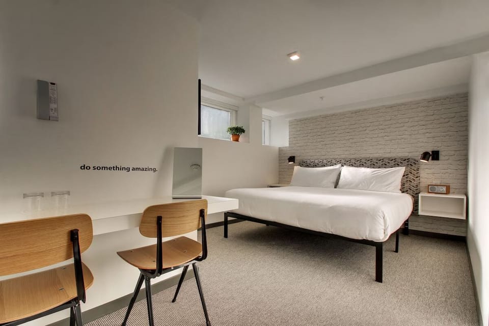 Bedroom. Interior and views may vary by availability.