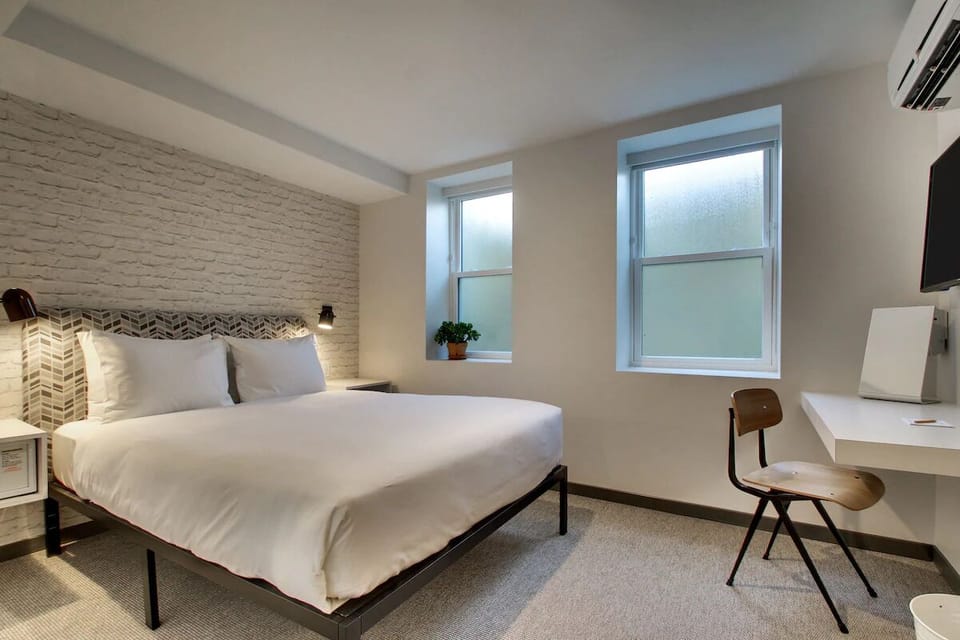 Bedroom. Interior and views may vary by availability.