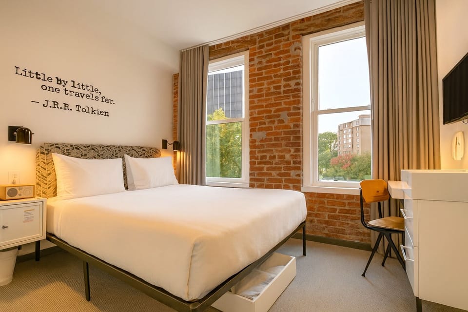 Bedroom. Interior and views may vary by availability.