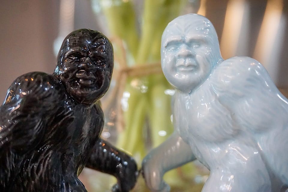 The cute Sasquatch salt & pepper shakers!