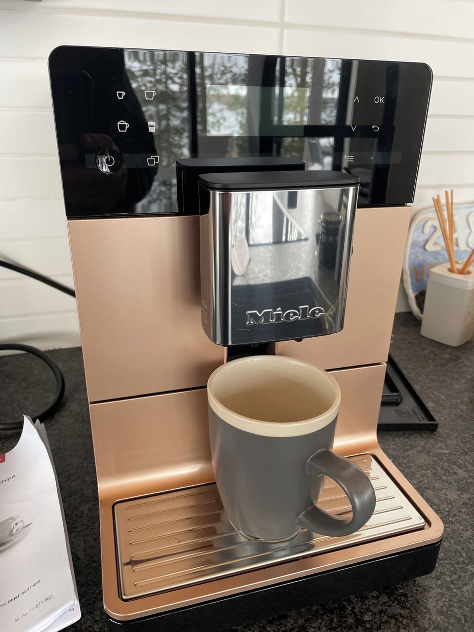 Perfect cup of coffee to start the day