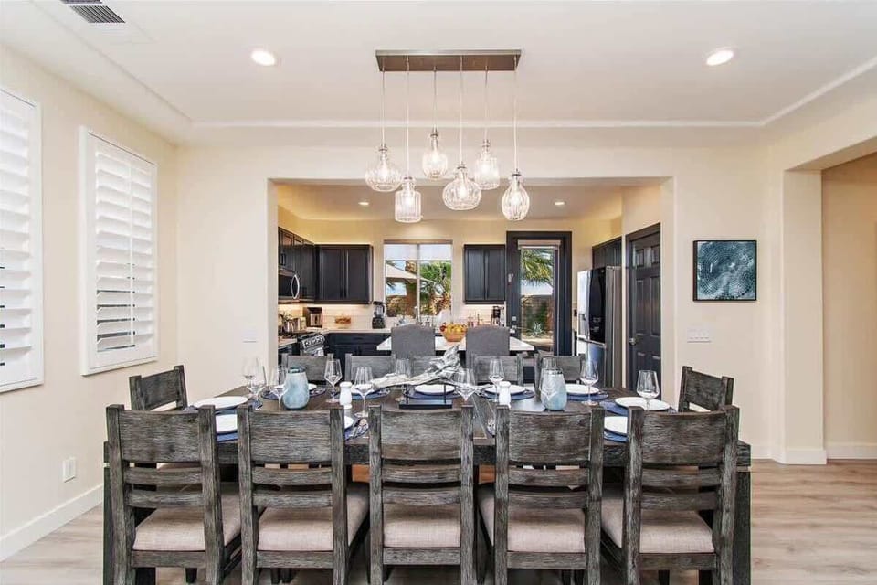 Dining space for group meals