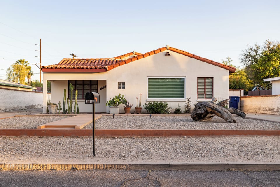 Front entrance of the house