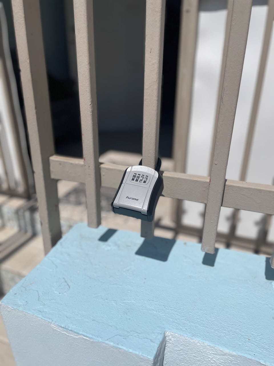 Front gate - Lock Box located at Front gate