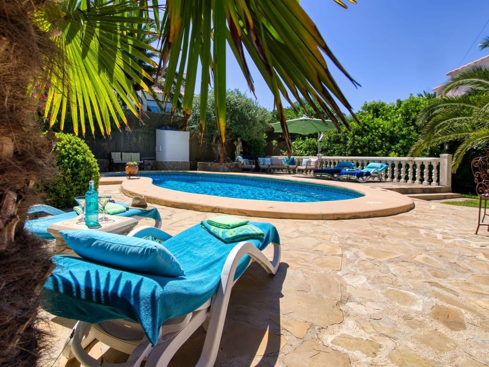 Plant, Water, Property, Sky, Azure, Tree, Outdoor Furniture, Arecales, Body Of Water, Swimming Pool