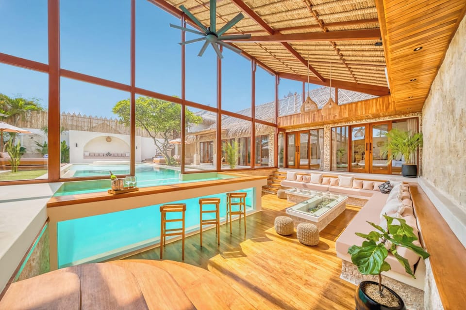 Enjoy your cocktails by the pool with the luxury of your living room