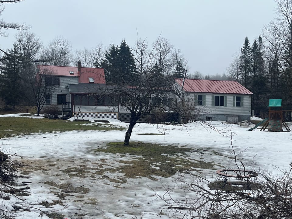 Spacious back yard