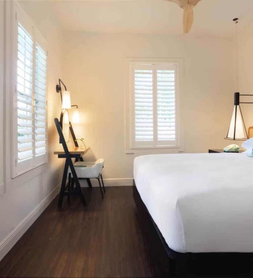 Settle in with a quiet workspace and soothing natural light.