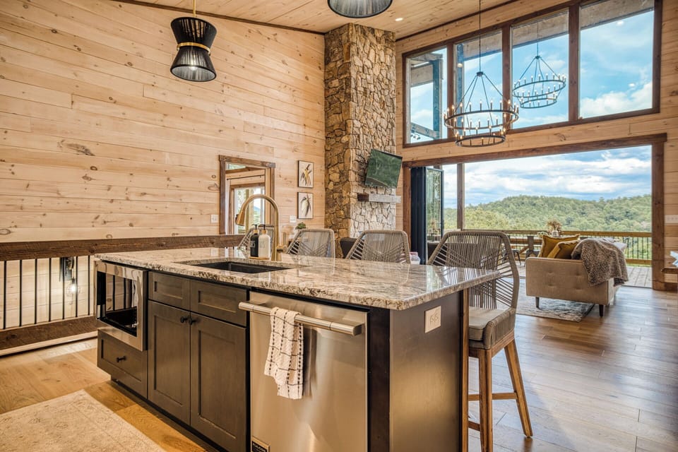 Enjoy the view from every window in the cabin