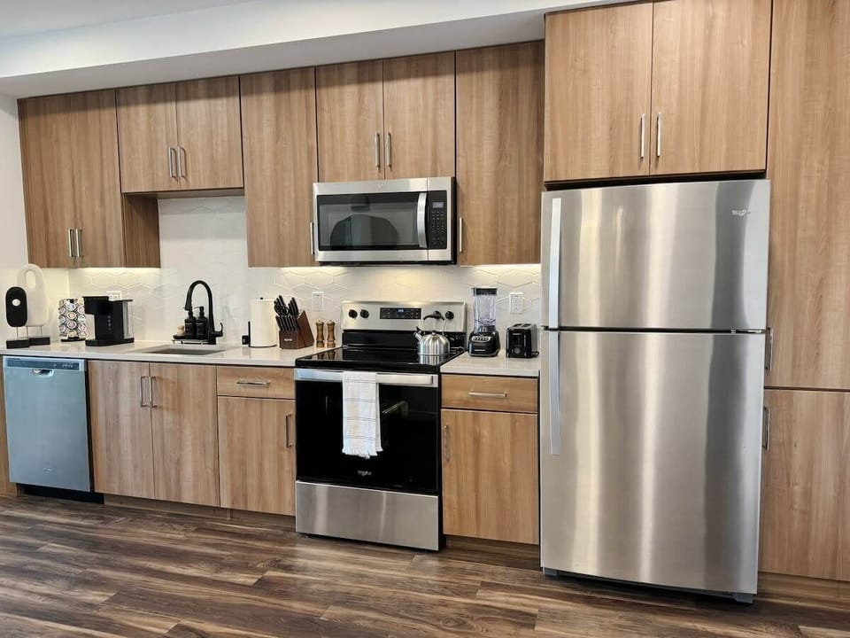 Fully equipped Kitchen, perfect for long-term stays.