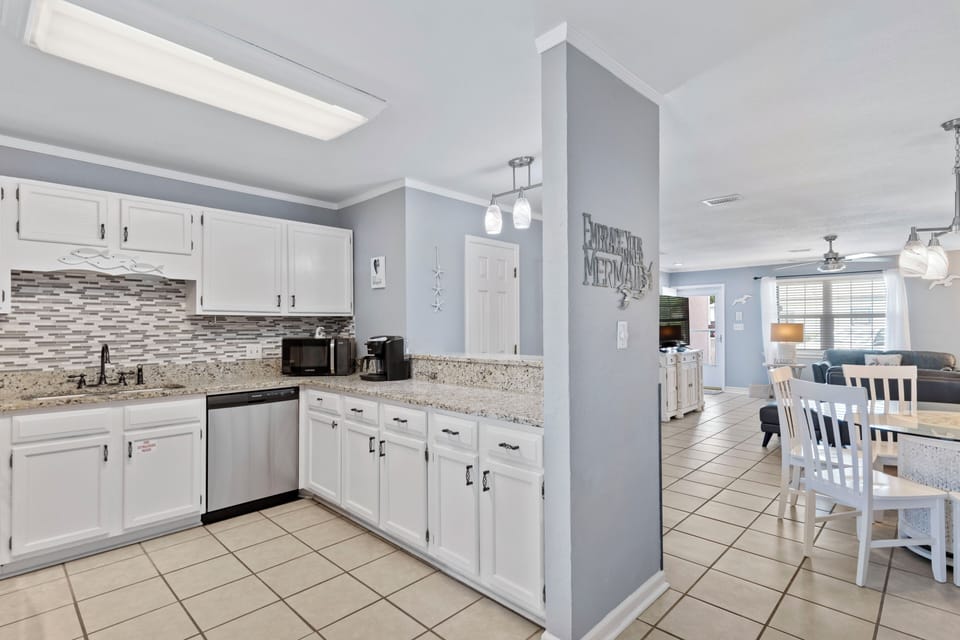 Kitchen with attached Breakfast Bar