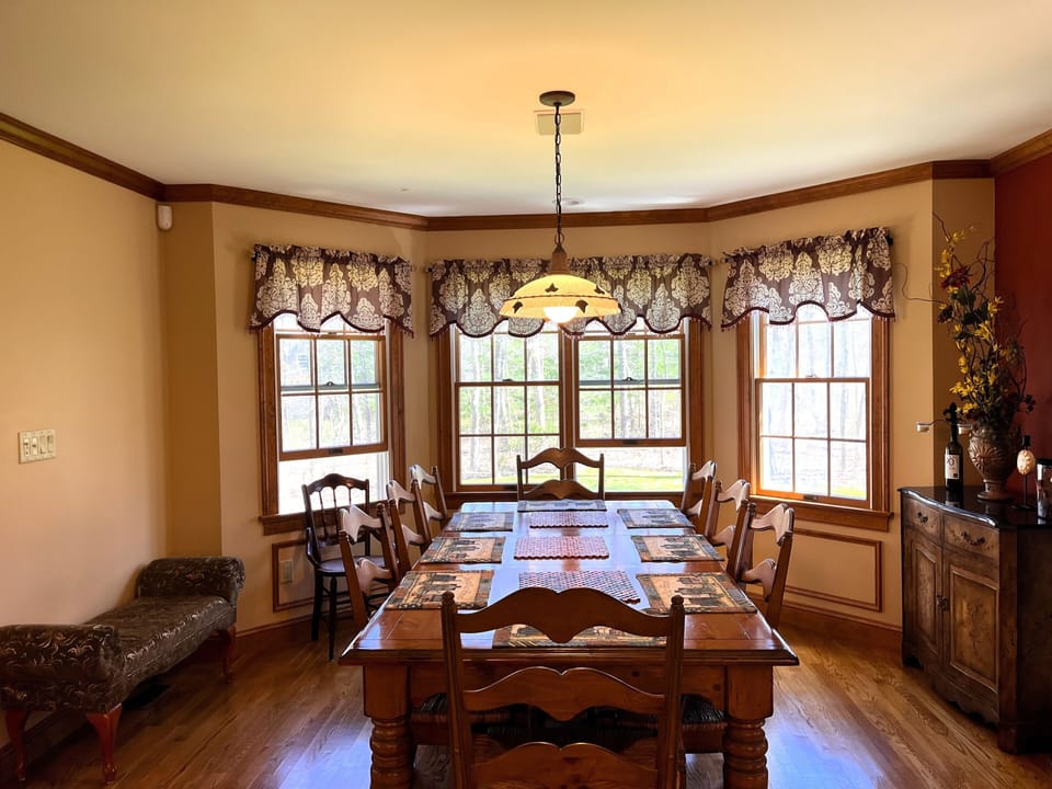 Large dining room table