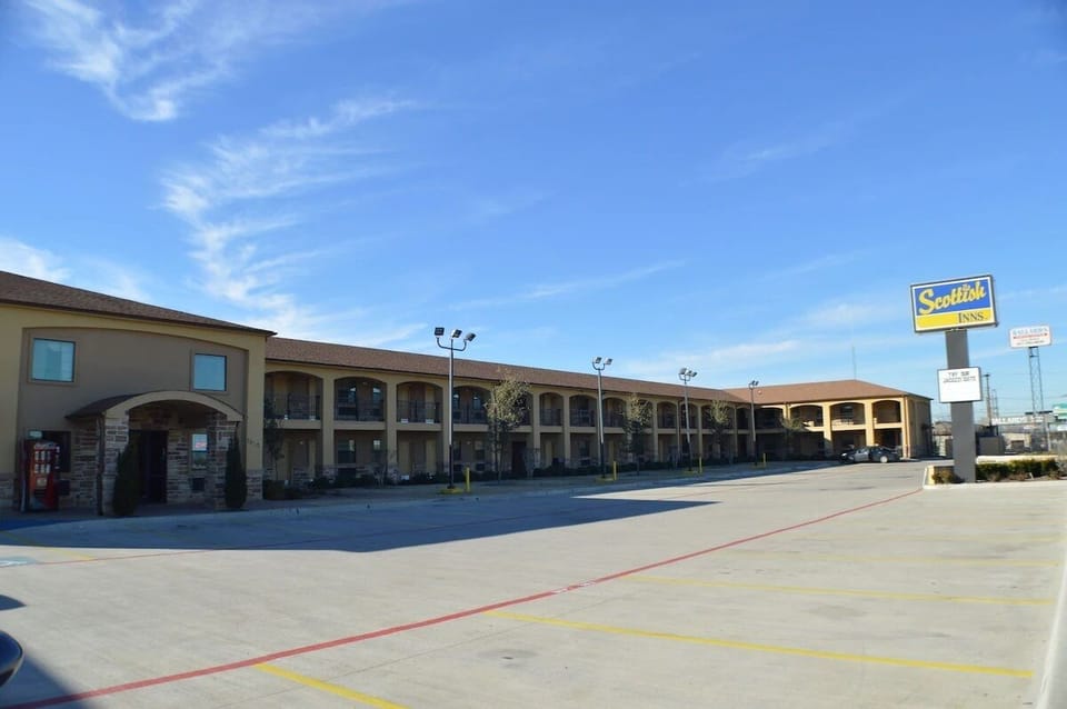 Arrive with ease to spacious parking and welcoming exterior views.