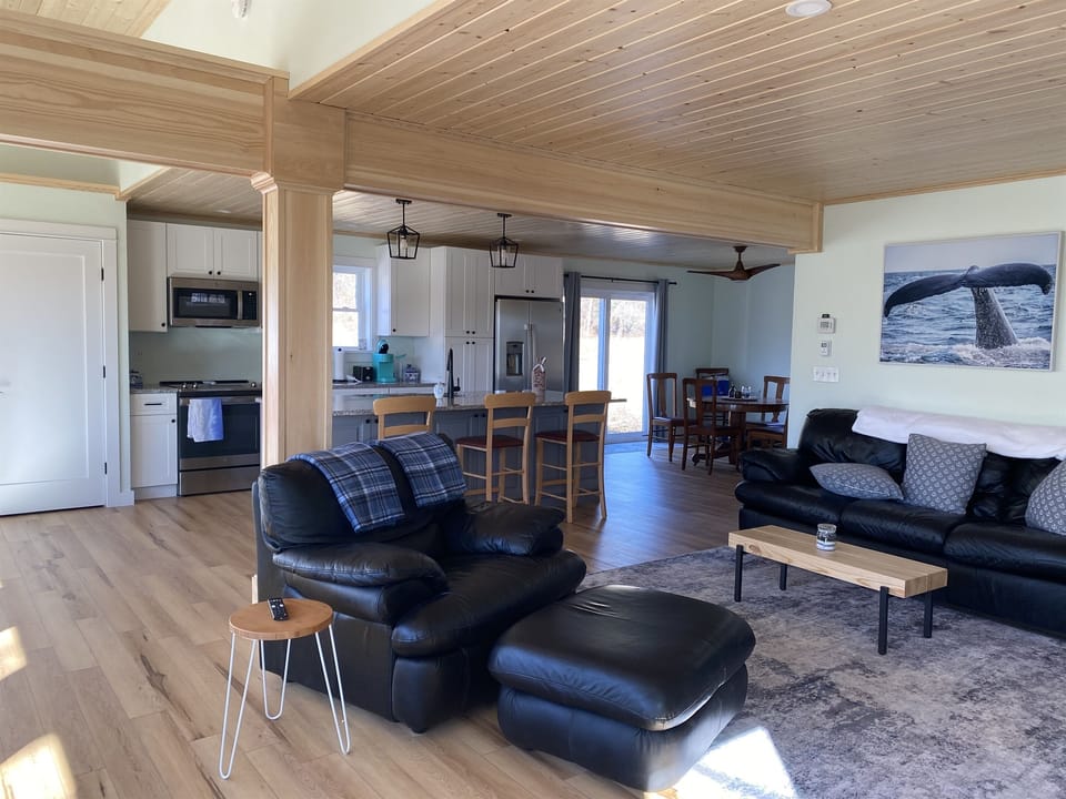 Open concept living area