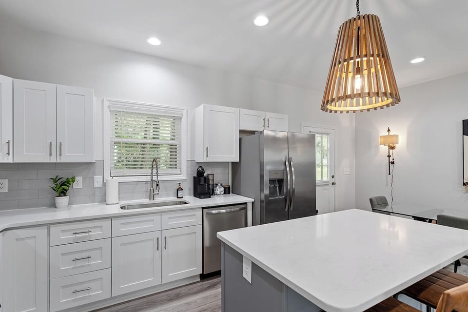 Cook in our contemporary fully equipped kitchen!

