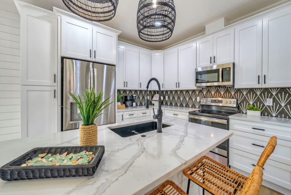 Fully-equipped kitchen.