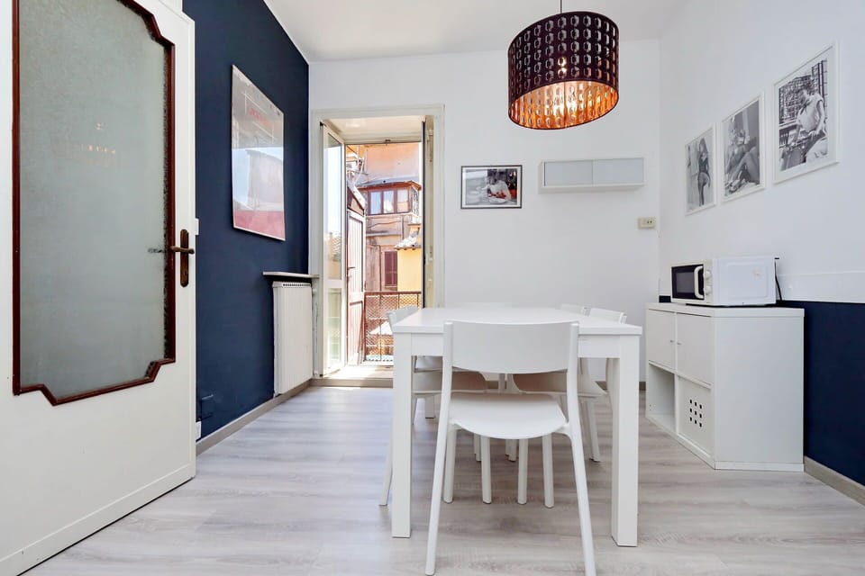 Living room and kitchen