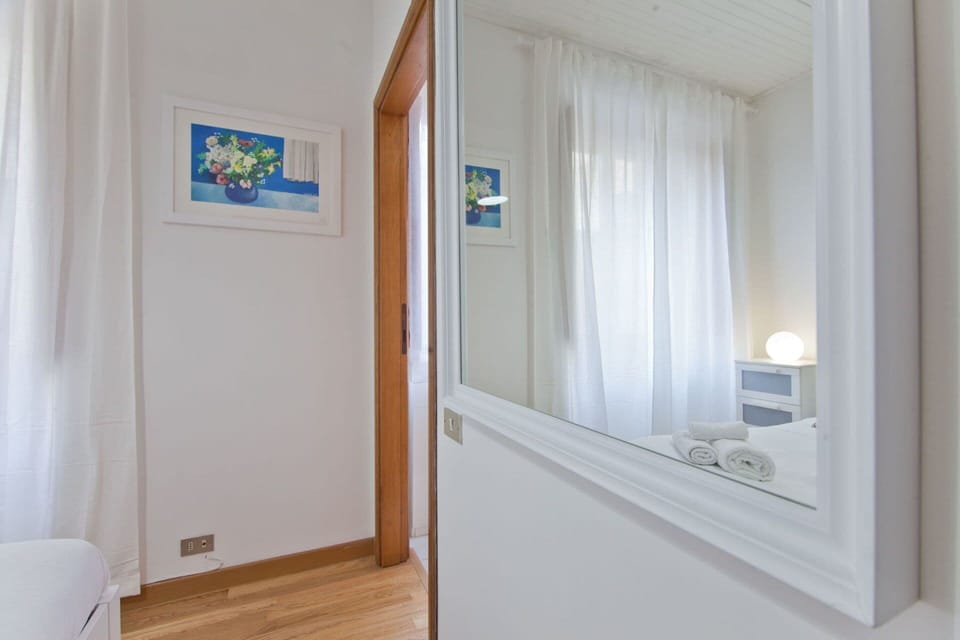 Bedroom with ensuite bathroom.