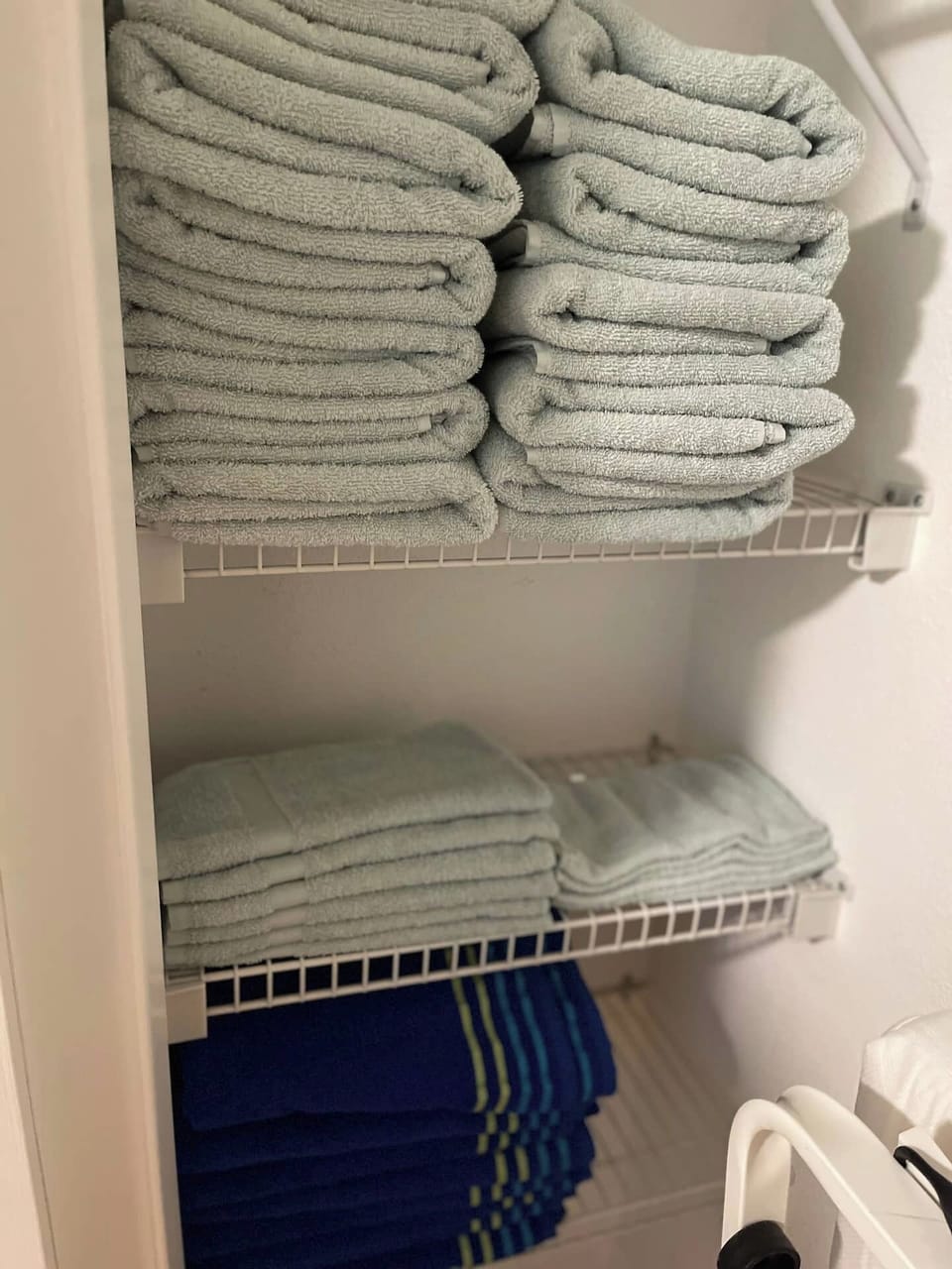 King Master Bedroom Closet Towels. 