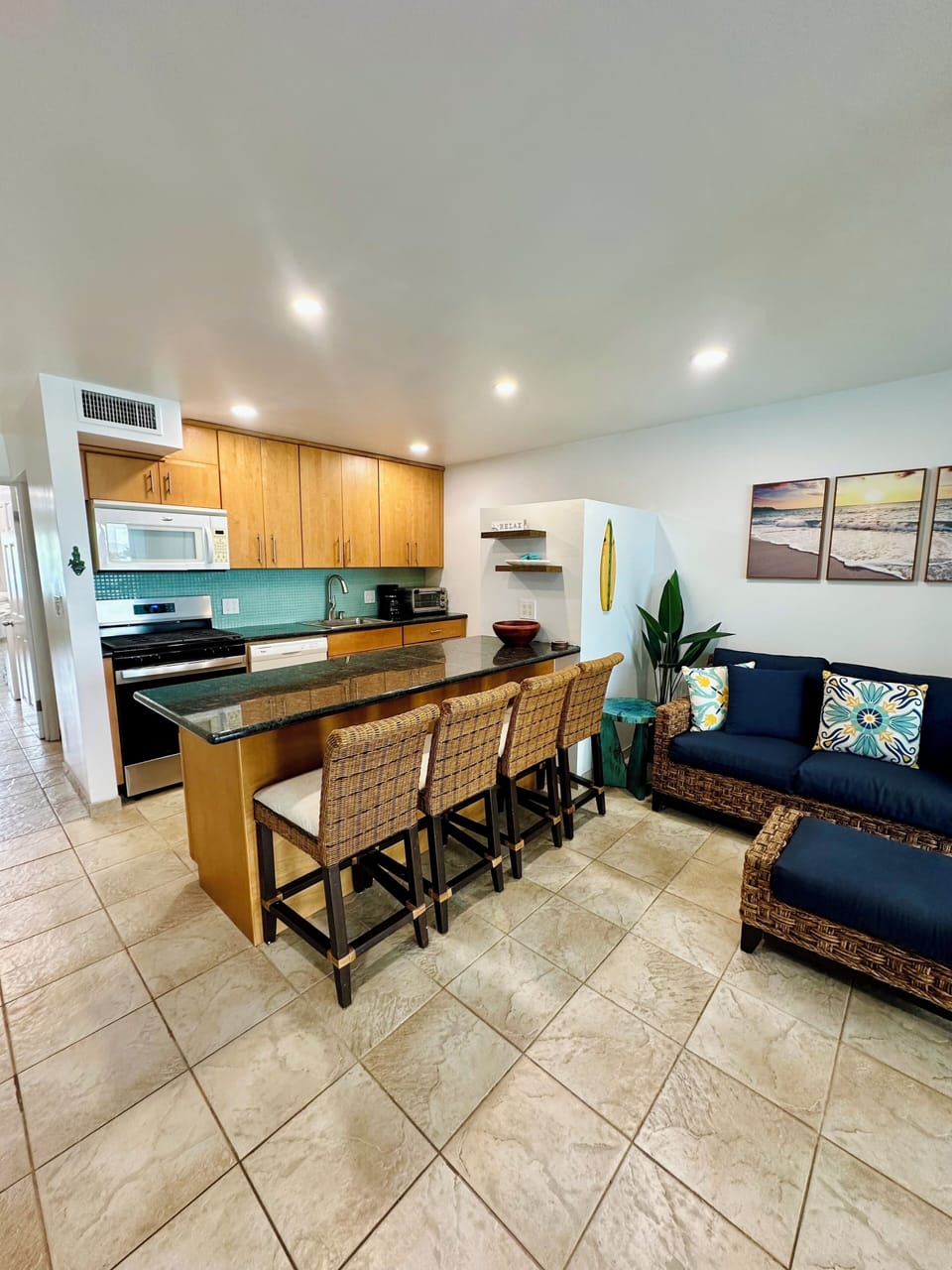 Kitchen: dishwasher, new fridge w/filtered water, microwave,  stove & oven