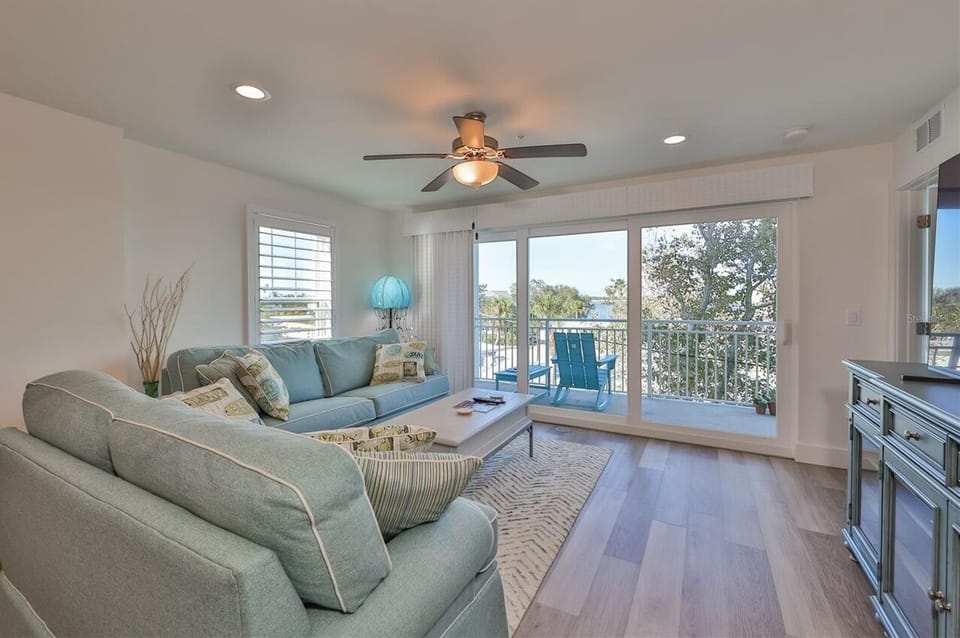 Living Room with Balcony Access