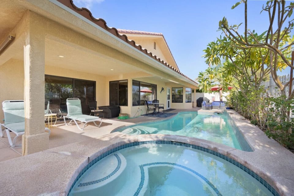 Patio with Pool and Spa