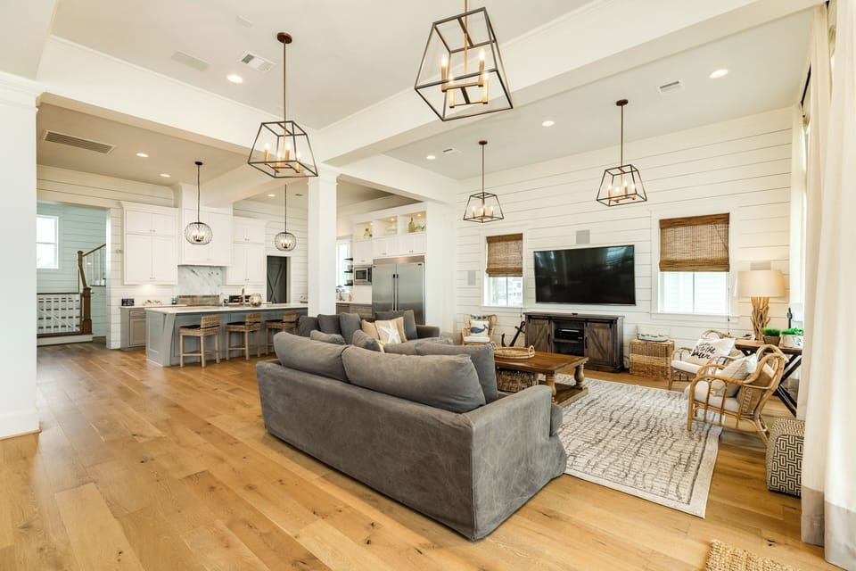 Plenty of seating options for the whole family to hang out together