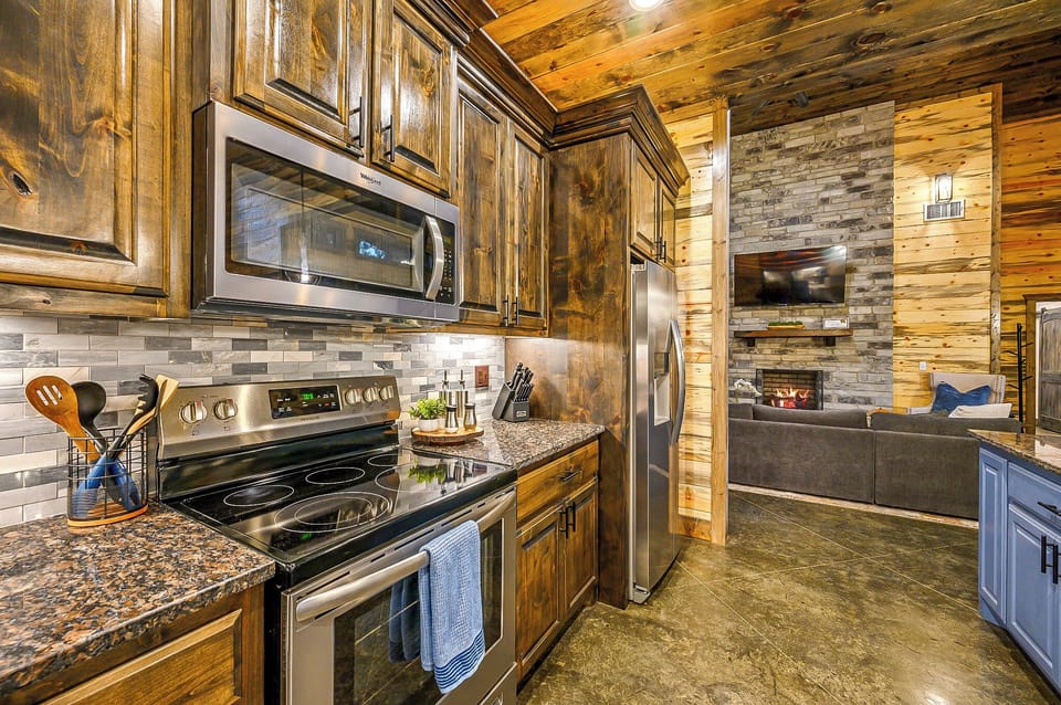 Electric Stove, Microwave, Dishwasher, and several other cooking gadgets