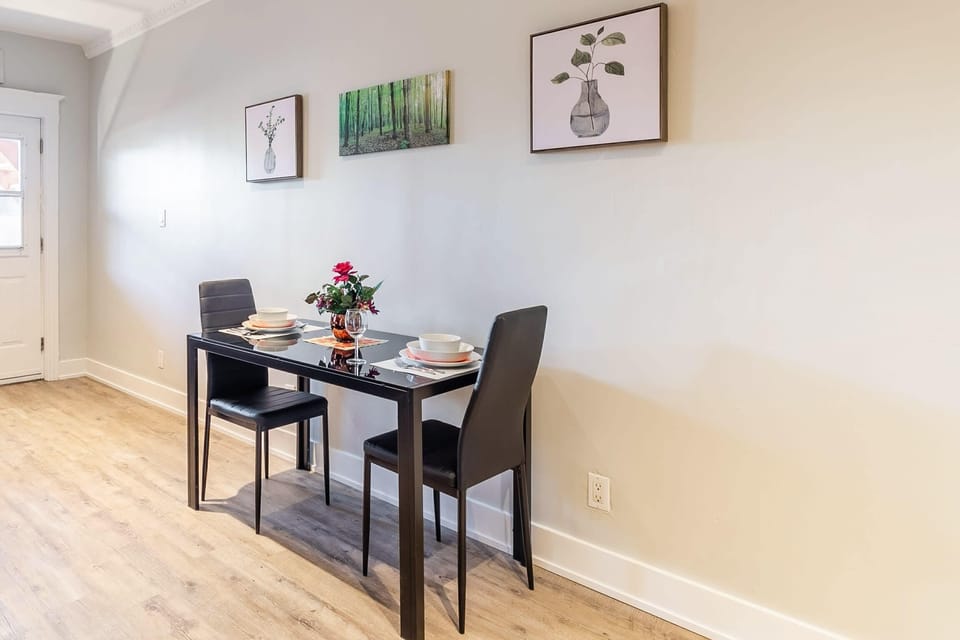 Elegant Dining Table With Comfortable Seating For Two