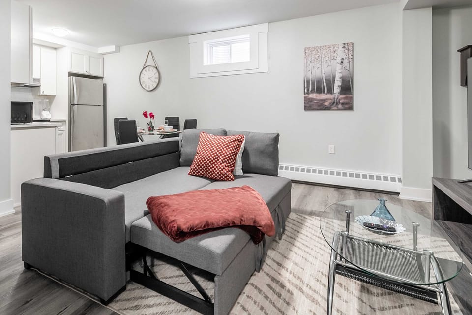 Stylish sofa bed offering both comfort and functionality, perfect for relaxation or an additional sleeping option
